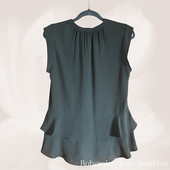 Mossimo Ruffle Cap Sleeved Workwear Blouse - Picture 2 of 5